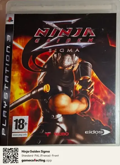 Ninja Gaiden Sigma PlayStation 3, France box front