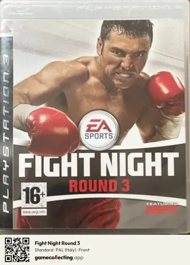 Fight Night Round 3 PlayStation 3, Italy box front