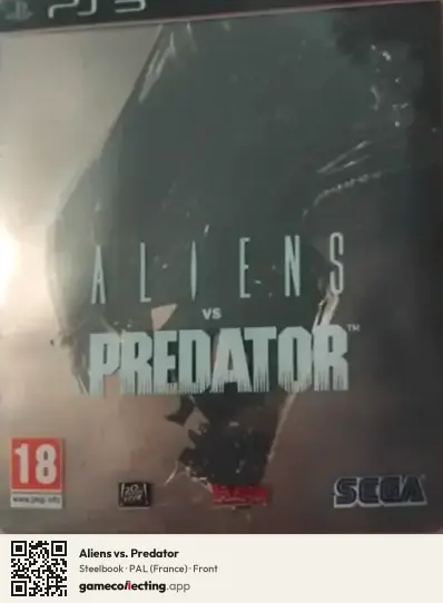 Aliens vs. Predator PlayStation 3, France box front