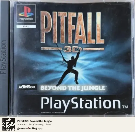 Pitfall 3D: Beyond the Jungle PlayStation, Germany box front