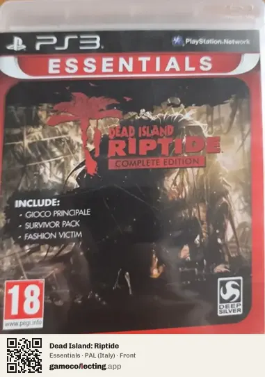 Dead Island: Riptide PlayStation 3, Italy box front