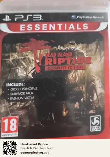 Dead Island: Riptide PlayStation 3, Italy box front