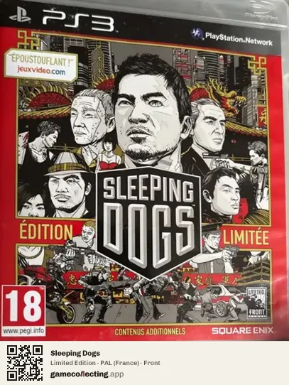 Sleeping Dogs PlayStation 3, France box front