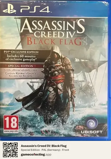 Assassin's Creed IV: Black Flag PlayStation 4, Germany box front