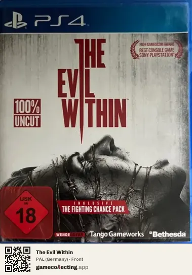 The Evil Within PlayStation 4, Germany box front