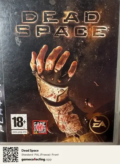 Dead Space PlayStation 3, France box front
