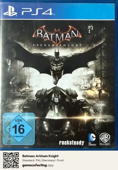 Batman: Arkham Knight PlayStation 4, Germany box front