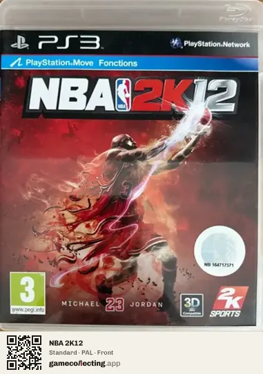 NBA 2K12 PlayStation 3, PAL box front