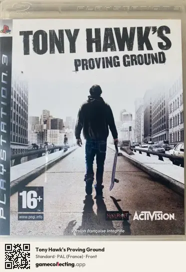 Tony Hawk's Proving Ground PlayStation 3, France box front