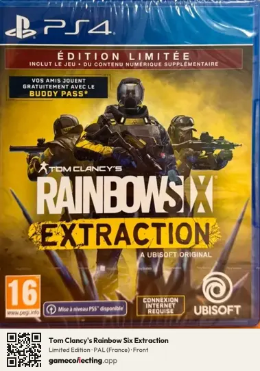 Tom Clancy's Rainbow Six Extraction PlayStation 4, France box front