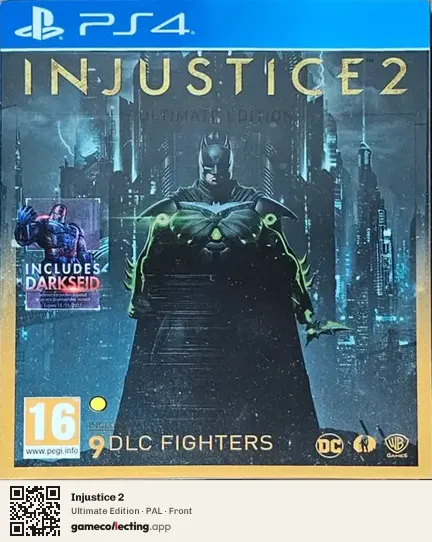 Injustice 2 PlayStation 4, PAL box front