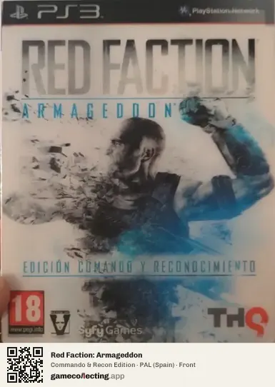 Red Faction: Armageddon PlayStation 3, Spain box front