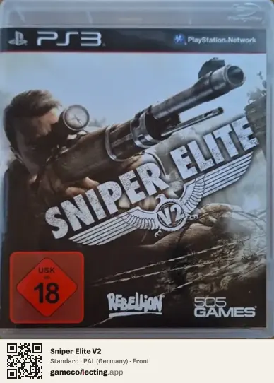 Sniper Elite V2 PlayStation 3, Germany box front