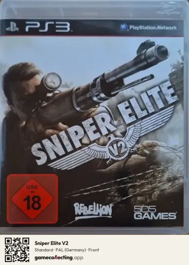 Sniper Elite V2 PlayStation 3, Germany box front
