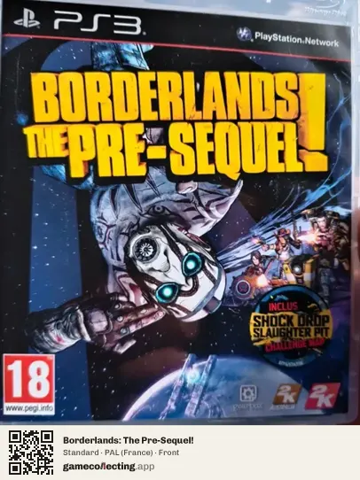 Borderlands: The Pre-Sequel! PlayStation 3, France box front