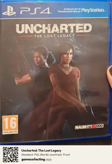 Uncharted: The Lost Legacy PlayStation 4, Nordic countries box front