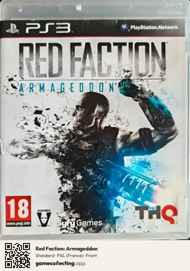 Red Faction: Armageddon PlayStation 3, France box front