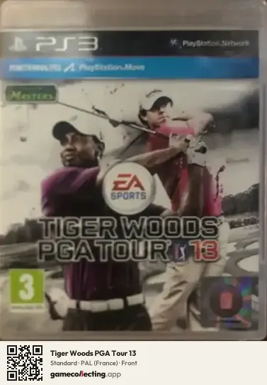 Tiger Woods PGA Tour 13 PlayStation 3, France box front