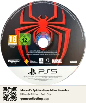 Marvel's Spider-Man: Miles Morales PlayStation 5, PAL disc