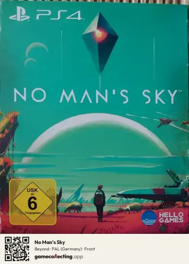 No Man's Sky PlayStation 4, Germany box front
