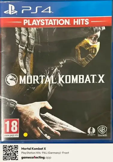 Mortal Kombat X PlayStation 4, Germany box front