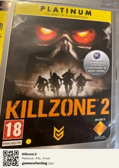 Killzone 2 PlayStation 3, PAL box front