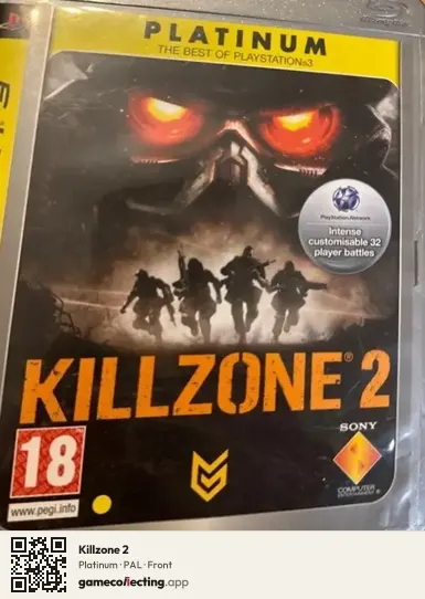 Killzone 2 PlayStation 3, PAL box front
