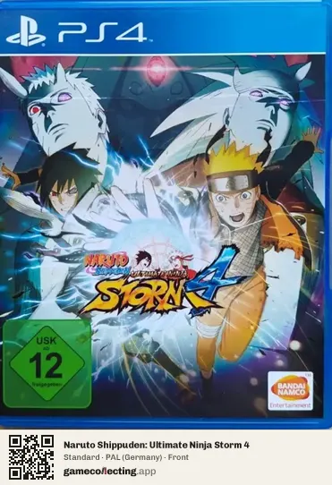 Naruto Shippuden: Ultimate Ninja Storm 4 PlayStation 4, Germany box front