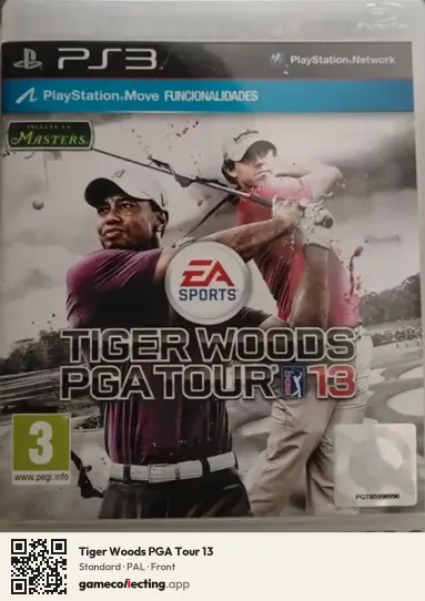 Tiger Woods PGA Tour 13 PlayStation 3, PAL box front