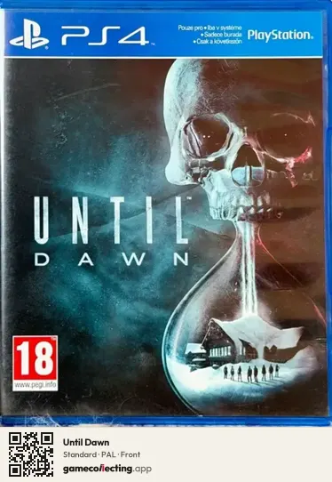Until Dawn PlayStation 4, PAL box front