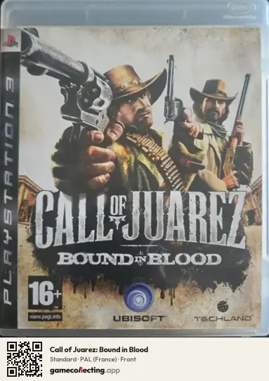 Call of Juarez: Bound in Blood PlayStation 3, France box front