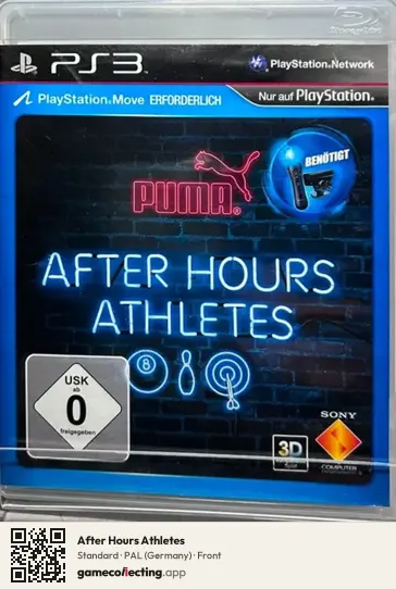 After Hours Athletes PlayStation 3, Germany box front