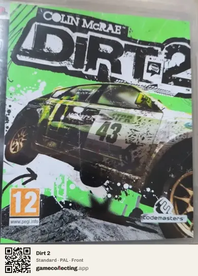 Dirt 2 PlayStation 3, PAL box front