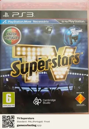 TV Superstars PlayStation 3, Portugal box front