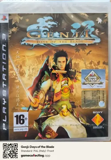 Genji: Days of the Blade PlayStation 3, Italy box front