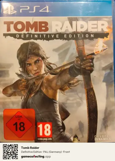 Tomb Raider PlayStation 4, Germany box front