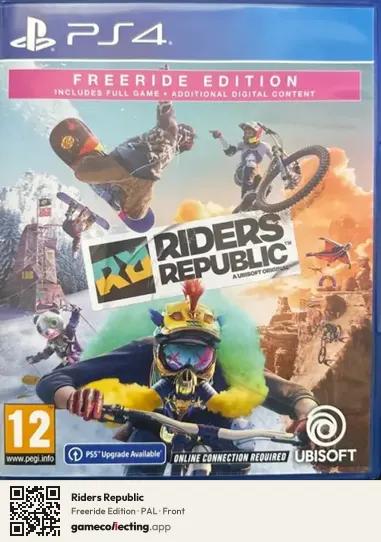 Riders Republic PlayStation 4, PAL box front