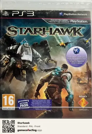Starhawk PlayStation 3, PAL box front