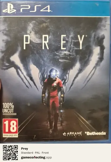 Prey PlayStation 4, PAL box front