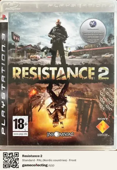 Resistance 2 PlayStation 3, Nordic countries box front