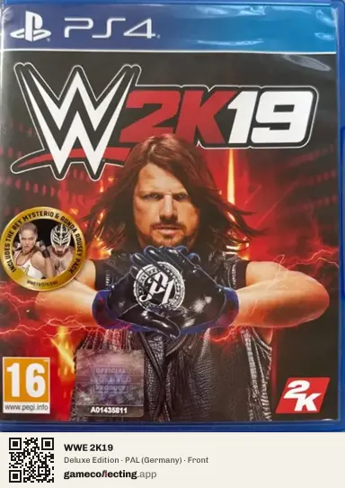 WWE 2K19 PlayStation 4, Germany box front