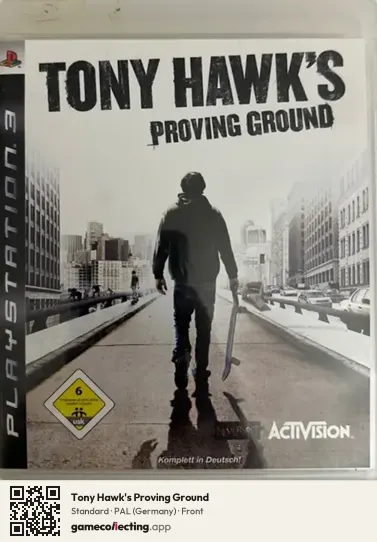 Tony Hawk's Proving Ground PlayStation 3, Germany box front