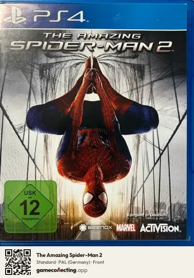 The Amazing Spider-Man 2 PlayStation 4, Germany box front