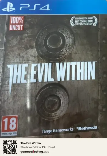 The Evil Within PlayStation 4, PAL box front