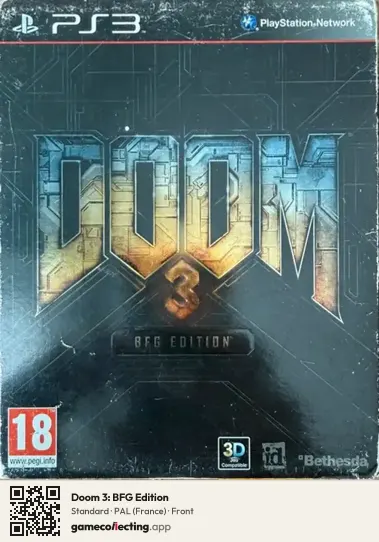 Doom 3: BFG Edition PlayStation 3, France box front