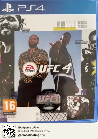 EA Sports UFC 4 PlayStation 4, Spain box front