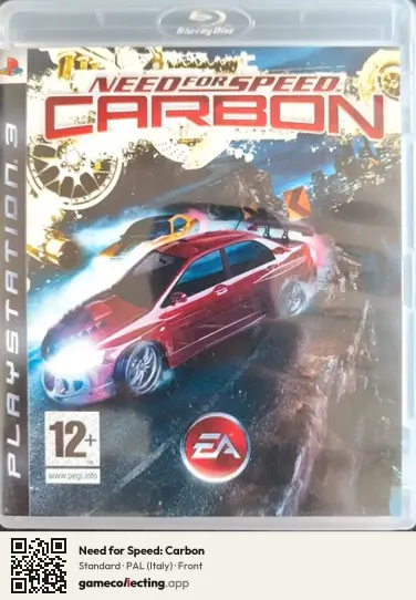 Need for Speed: Carbon PlayStation 3, Italy box front