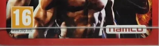 Tekken 6, the PEGI square on its front