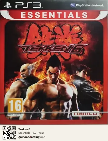 Tekken 6 PlayStation 3, PAL box front