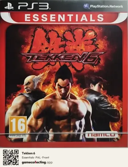 Tekken 6 PlayStation 3, PAL box front